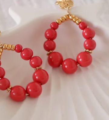 Bijou, boucle d'oreilles fais à la main